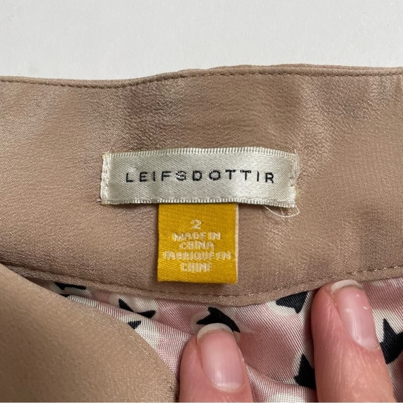 NWT ANTHRO LEIFSDOTTIR layered silk mini skirt - Picture 5 of 7